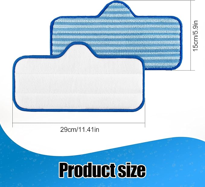 Steam Mop Pads for Dupray Neat Steam Cleaner, 6 Pack Neat Washable and Reusable Microfiber Pads for Dupray Steam Cleaner, Accessories for Dupray Neat Steam Cleaner