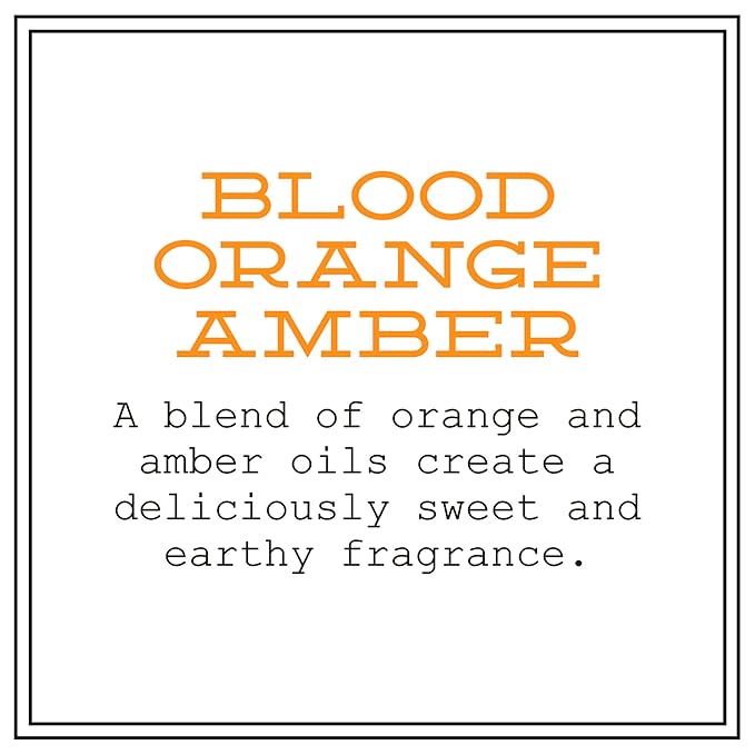 BARR-CO. Hand Soap Refill – Natural Liquid Soap with Essential Oils, Vegan Formula, Blood Orange Amber 16fl oz