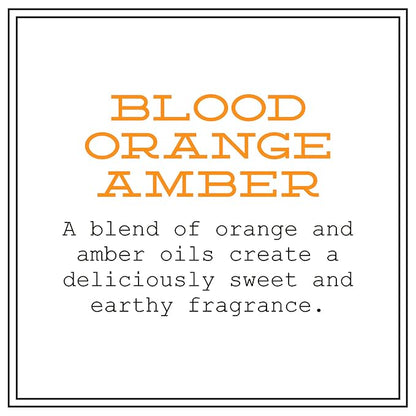 BARR-CO. Hand Soap Refill – Natural Liquid Soap with Essential Oils, Vegan Formula, Blood Orange Amber 16fl oz