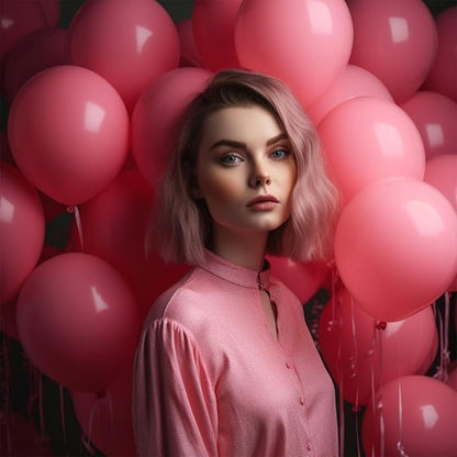 Dusty Pink Balloons, 12 Inch 30 Pcs Vintage Pink Balloon Boho Dusty Rose Latex Balloons Matte Retro Blush Mauve Pink Helium Balloons for Birthday Wedding Baby Bridal Shower Party Decorations