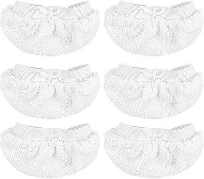 KEEPOW Universal Microfiber Cloths for Handheld Steam Cleaner Attachments Compatible with Wagner Spraytech, Bissell Steam Shot, Comforday, PurSteam, Washable Rags, 6 Pack
