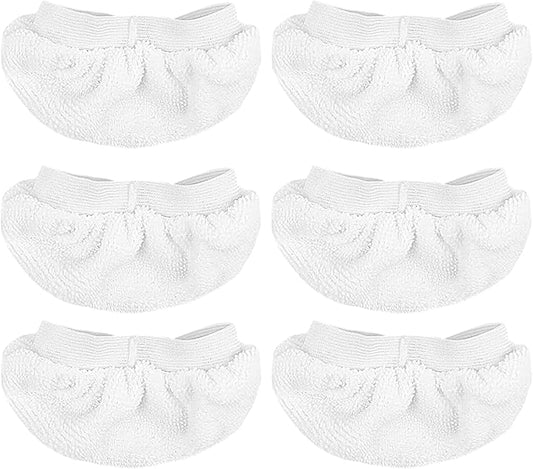 KEEPOW Universal Microfiber Cloths for Handheld Steam Cleaner Attachments Compatible with Wagner Spraytech, Bissell Steam Shot, Comforday, PurSteam, Washable Rags, 6 Pack
