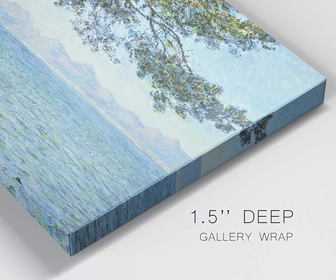 Wexford Home Decor Landscape Canvas Wall Art Abstract Floral Painting Modern Pictures Artwork Decoration for Living Room Kitchen Bathroom Office Ready to Hang Estérel Mountains 32x48