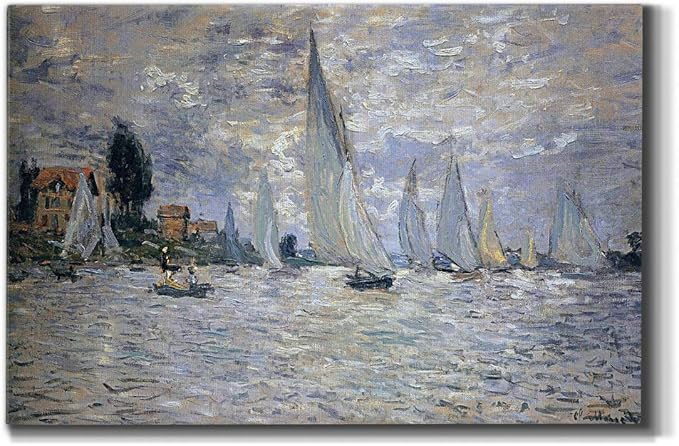 Home Decor Landscape Canvas Wall Art Abstract Floral Painting Modern Pictures Artwork Decoration for Living Room Kitchen Bathroom Office, Ready to Hang