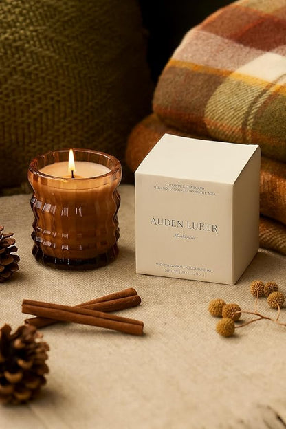 AUTUMNE | Non-Toxic Candle in Textured Glass Vessel