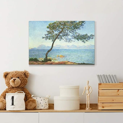 Wexford Home Home Decor Landscape Canvas Wall Art Abstract Floral Painting Modern Pictures Artwork Decoration for Living Room Kitchen Bathroom Office, Ready to Hang, estérel mountains, 18x27
