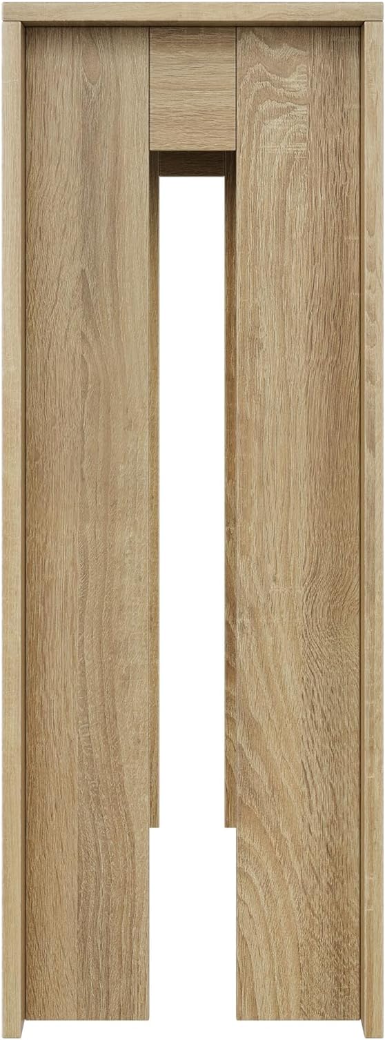 Vibe & Dine 63" Entryway Table, Farmhouse Console Table Foy Hallway Table, Narrow Long Wood Couch Table Behind Sofa for Living Room, Natural Wood