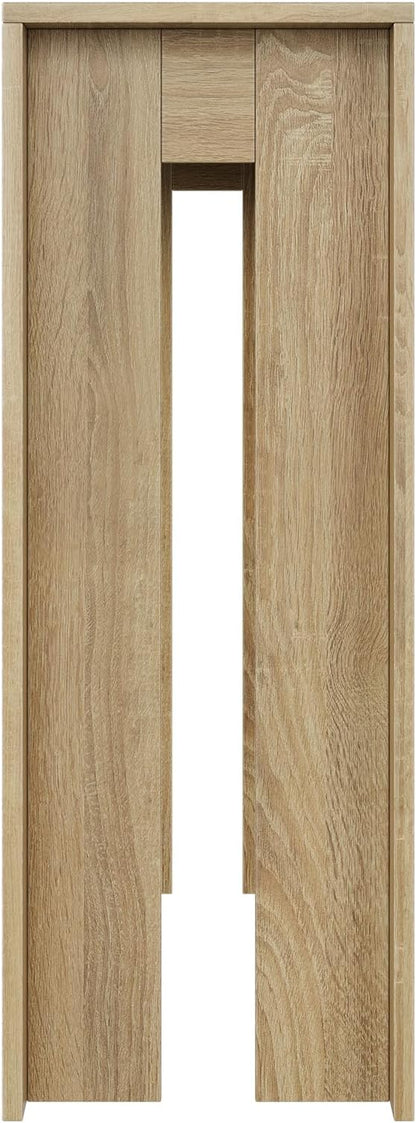 Vibe & Dine 63" Entryway Table, Farmhouse Console Table Foy Hallway Table, Narrow Long Wood Couch Table Behind Sofa for Living Room, Natural Wood