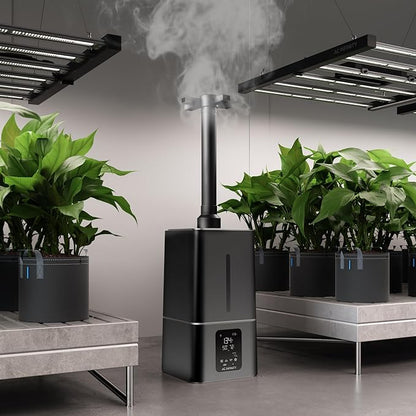 AC Infinity CLOUDFORGE T7, Plant Humidifier 15L with VPD Humidity Controls, 10-Level Precision Vaporizer, Extendable Hose, Targeting Pipe, and No-Leak Seal for Grow Tents