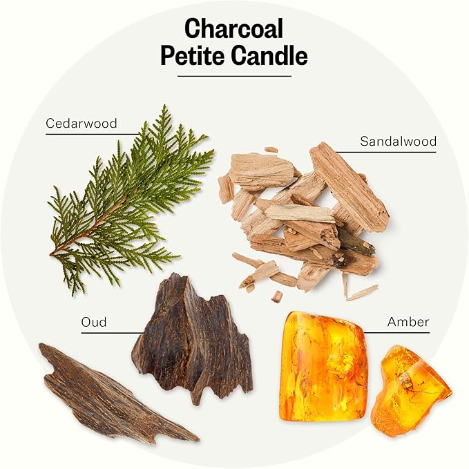 Apotheke Charcoal - Petite Candle, Luxury Scented Candles for Home