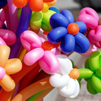 Sratte 1000 Pcs Bulk Animal Balloons 260Q Twisting Long Balloon Assorted Color for Halloween Animal Shape Weddings, Birthdays Clowns, Xmas Presents(Mixed Colors)