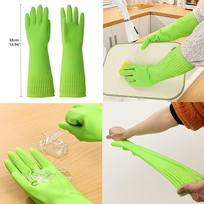 Kitchen Crevice Cleaning Brush Set,Multi Purpose Hard Bristle Brushes,Scraper,Rubber Gloves for Deep Cleaning Gap,Car,Sink,Corners,Tight Spaces,Bottle,Cup,Blender,Range Hood,Stove,Window Track