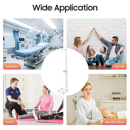 Multifunction Physician Medical Body Weight Scale, Electronic Height and Weight Scale with Ultrasonic Height Body Fat Analyzer - Digital Medical Scale 440lbs/200kg Capacity, 80-195cm Range