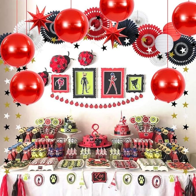10 pcs Red 4D balloon, 10 inch Foil Mylar Sphere Balloon for Birthday Party,Wedding,Valentine's Day, Christmas,Baby Shower Decoration Supplies