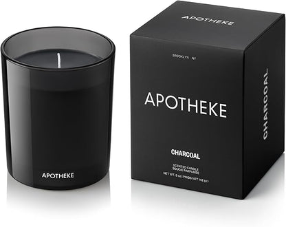 Apotheke Charcoal - Petite Candle, Luxury Scented Candles for Home