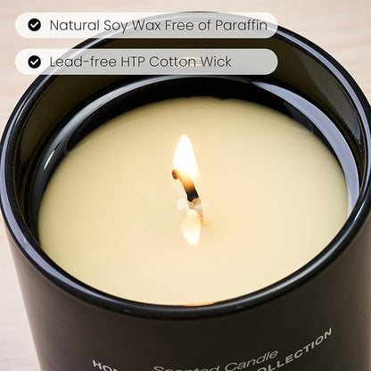 M&SENSE Natural Soy Candle| Bamboo Stream | 5.3 oz | Minimalist Scented Candle for Relaxation, Gifting, Home Décor | for Bedroom, Office, Party Small