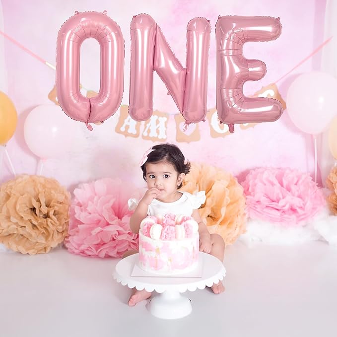Giant Letter Y Foil Balloon Baby Pink, Pastel Pink Inflatable Word Balloon Y Alphabet Birthday Decor, 40 Inch Pearl Pink A-Z Custom Alphabet Balloons for Girls Baby Shower Party Decoration Supplies