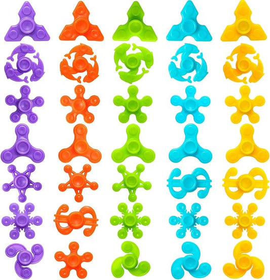40PCS Fidget Spinners Bulk-Mini Fidget Spinner Toys for Kids Teens Adults Birthday Party Favors,Return Gifts,Goodie Bags Stuffers,Party Games,Classroom Rewards Carnival Prizes