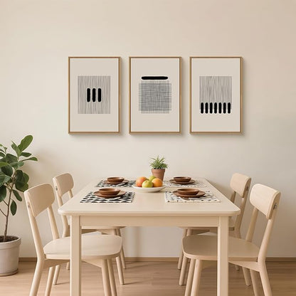 HLNIUC Christian Framed Wall Art Set of 3,Jesus Leaves the 99 Sheep Religious Wall Decor(16x24),Minimalist Abstract Bible Line Canvas Painting,70x7 Forgiveness Artwork for Church,Living Room,Bedroom
