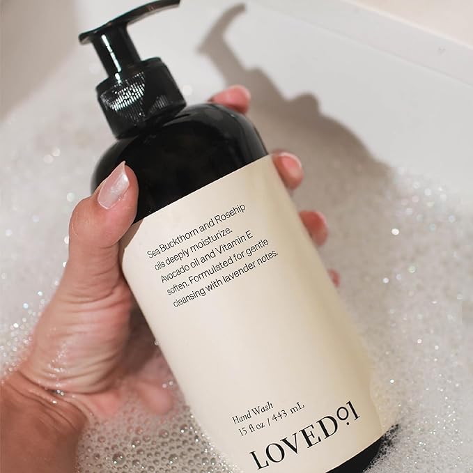 Hand Wash, John Legend Skincare, Liquid Hand Soap, Gentle & Hydrating, Cruelty-Free, Formulated with Nourishing Oils & Soft Lavender, 15 oz