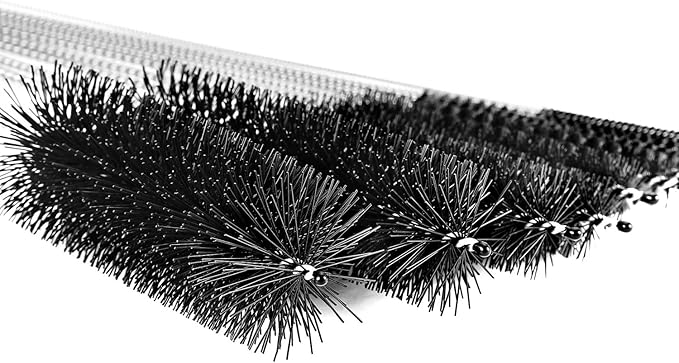 8.2 Inches Nylon Tube Brush Set, Nylon Bottle Cleaning Brush Set, 10 Pieces Variety Pack for Glasses Drinking Straws, Keyboards, Jewelry Cleaning, Antistatic Brushes, Pipe Brushes (Set of 10)