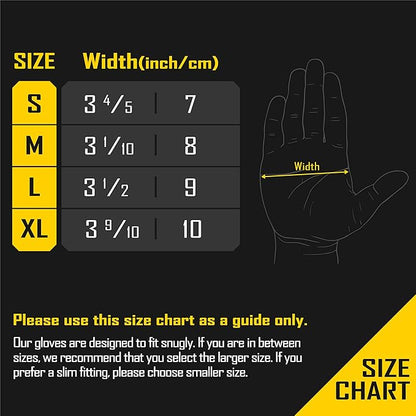 COOLJOB 5 Mil Black Disposable Nitrile Gloves for Men, Heavy-Duty for Household Cleaning, Cooking, Working, Powder Free, S-XL