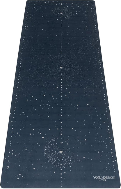 YOGA DESIGN LAB | The Combo Yoga Mat | Eco Luxury | Ideal for Hot Yoga, Power, Bikram, Ashtanga, Sweat | Studio Quality | Includes Carrying Strap!