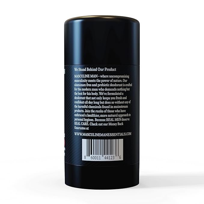 Deodorant for Men - Aluminum Free Mens Deodorant, Travel Size Natural Deodorants, Sweat Protection for Underarm, Stain-Free Deodorants, Made in USA, 3.2oz (2 Pack, Bootlegger Bourbon)