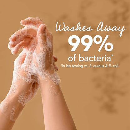 Safeguard Liquid Hand Soap, Micellar Deep Cleansing, Washes Away 99% Bacteria, Made with Natural Moisturizers, Enriched with Skin Conditioners, PH Balanced, Cozy Almond Scent 15.5 oz (Pack of 4)