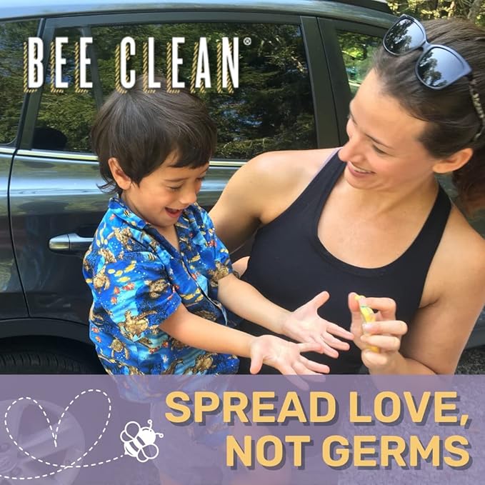 Organic Beeswax Hand Sanitizer Spray - 12-Pack (6 Lavender + 6 Citrus Peppermint), Travel Size Mist Spray with Organic Ethyl Alcohol, Moisturizing with Essential Oils, Non-Toxic, Made in USA