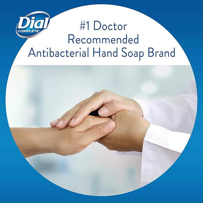 Dial Complete Antibacterial Liquid Hand Soap Refill, Spring Water, 52 fl oz (3 count) (Pack of 2)