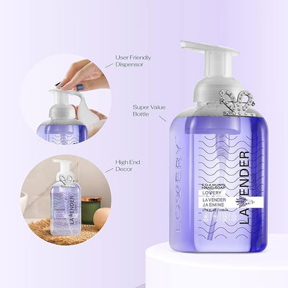 Foaming Hand Soap Pack of 10 - Moisturizing Hand Soap with Aloe Vera and Essential Oils - Alcohol-Free Hand Wash in Citrus Blend, Lemon, Orange, Lime, Grapefruit, Black Cherry Fragrances & More, Scented Hand Wash for Kitchen or Bathroom