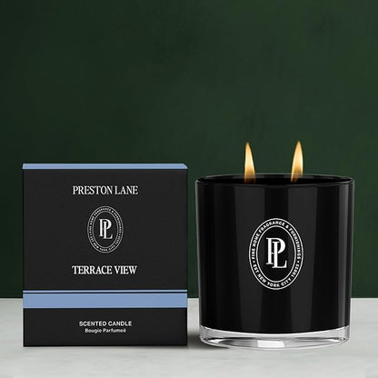 The Scented Candle, Luxury Candle with Vegan Soy Wax Blend, Terrace View, 7.5 Oz