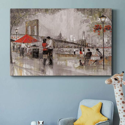 Wexford Home Home Decor Landscape Canvas Wall Art Abstract Floral Painting Modern Pictures Artwork Decoration for Living Room Kitchen Bathroom Office, Ready to Hang