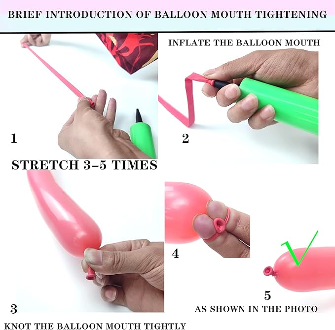 260 Balloons Pack of 100, Premium Long Latex Twisting Balloons for Birthday Wedding Festival Party Pastel Color Pack of 100