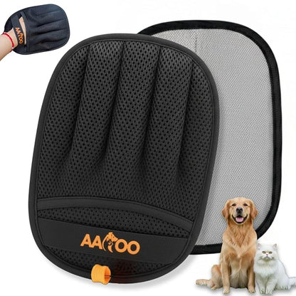 2pcs Pet Hair Removal Glove for Cats & Dogs – Reusable Magic Brush – Five-Finger Electrostatic Pet Hair Remover Glove for Laundry, Couch, Carpet & Car Seat