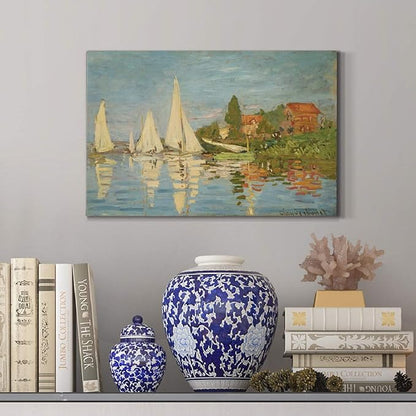 Home Decor Landscape Canvas Wall Art Abstract Floral Painting Modern Pictures Artwork Decoration for Living Room Kitchen Bathroom Office, Ready to Hang
