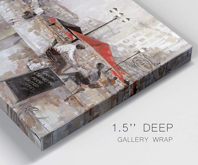 Wexford Home Home Decor Landscape Canvas Wall Art Abstract Floral Painting Modern Pictures Artwork Decoration for Living Room Kitchen Bathroom Office, Ready to Hang