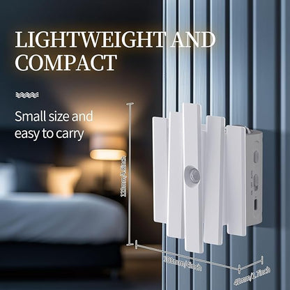 Motion Sensor Night Light,Motion Sensor Light Indoor,USB Type-C Charging,Magnetic Mount,Colorful neon Colors Change,Wall lamp,Battery Operated Wall Sconce for Bedroom,Bathroom