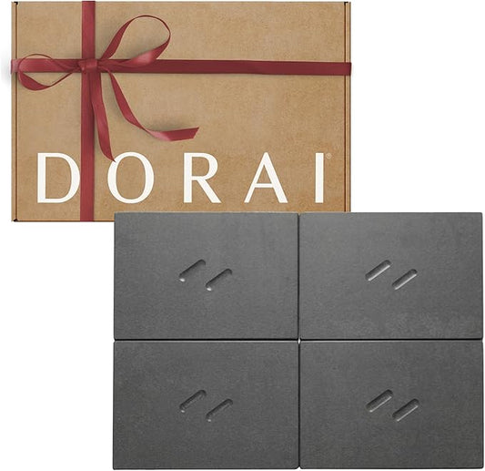 Dorai Home Stone Bath Mat for Bathroom – Large, Quick-Drying, Non-Slip Surface, Customizable Design, 22.3" L x 31.6" W x 0.6" H, Slate