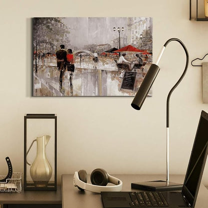 Home Decor Landscape Canvas Wall Art Abstract Floral Painting Modern Pictures Artwork Decoration for Living Room Kitchen Bathroom Office, Ready to Hang