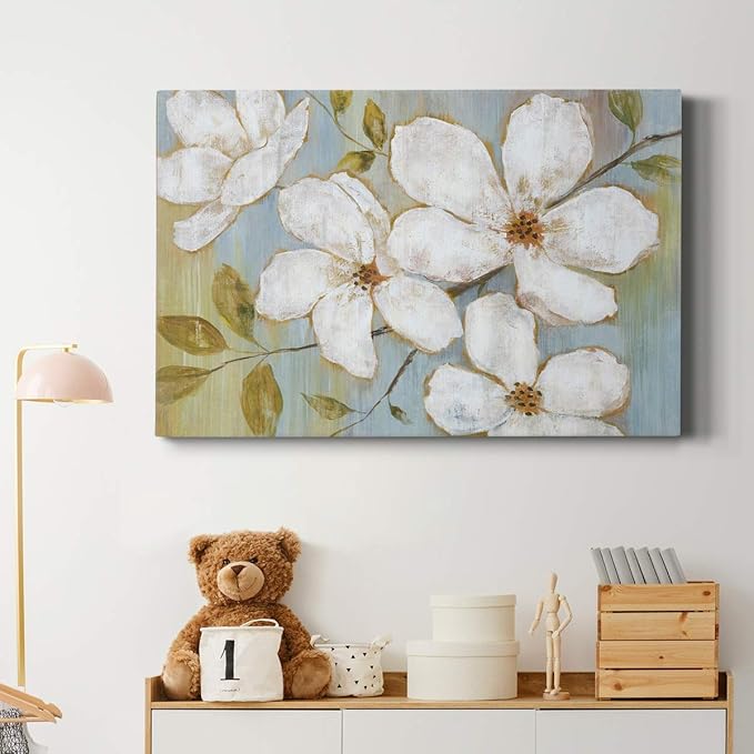 Home Decor Landscape Canvas Wall Art Abstract Floral Painting Modern Pictures Artwork Decoration for Living Room Kitchen Bathroom Office, Ready to Hang