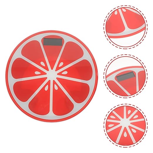 Creative Cartoon Tempered Digital Weight Scale with Body Compact Mini Summer Fruit Design for Bathroom and Travel Use Accurate Human Weight Measurement