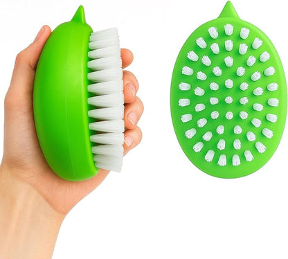 Premium Veggie Brush The Scrubber for Potato Eyes,a Potato Scrubber Suitable for Root Vegetables & Delicate Fruits,a Dual-use Fruit and Vegetable Brush, Your Kitchen Essential