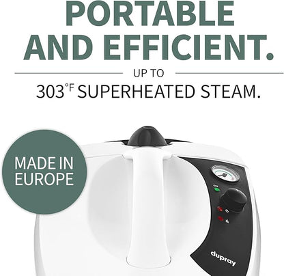 Dupray One Steam Cleaner: Portable, chemical-free all-purpose steamer for floors, tiles, and more. Made in Europe, ideal for home and professional use.