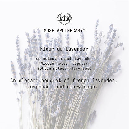 Muse Apothecary Hand Ritual - Aromatic and Nourishing Foaming Hand Soap, Infused with Natural Aromatherapy Essential Oils - USDA Certified Biobased - 11.5 oz, Fleur du Lavender, 3 Pack