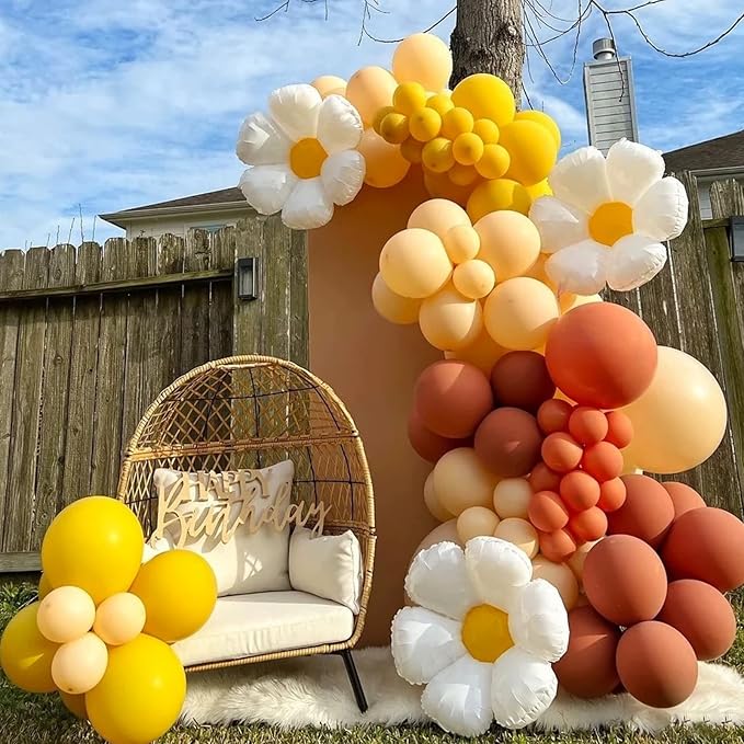 100pcs Retro Apricot Balloons - 18 inch, 12 inch, 10 inch & 5 inch Latex Party Nude Blush Skin Birthday & Baby Shower Balloons