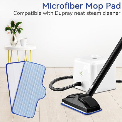 Steam Mop Pads Fit for Dupray Neat Steam Cleaner - Washable and Reusable Replacement Mop Pads Accessories for Multi-Surface Floor (12Pack)