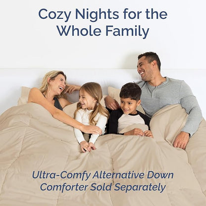 Queen Size 4 Piece Sheet Set - Comfy Breathable & Cooling Bed Sheets Set - Hotel Luxury Bedding for Women, Men, Kids, Teens, Boys & Girls - Deep Pockets, Ultra-Soft, Wrinkle Free - Oeko-Tex - Cream