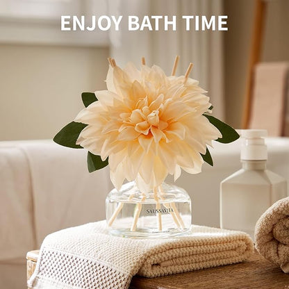 Citrus Reed Diffuser – Bright and Zesty Home Fragrance, Water-Based Long-Lasting Scent for Kitchen, Entryway, or Office